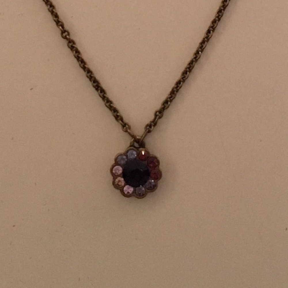 Michal Negrin Flower Jewel Necklace